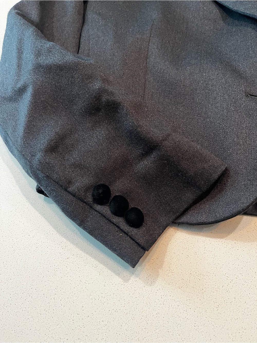 Vintage Burberrys Made in England 100% Wool Velvet Collar Blazer Jacket M - Picture 3 of 10
